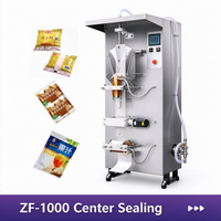 Machine d'emballage automatique de sachets d'eau SJ-1000, machine de remplissage et de scellage de sachets de liquides pour la sauce soja, le vinaigre, le lait