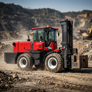 Carrello Elevatore 4x4 Fuoristrada a Quattro Ruote per Tutti i Terreni, Capacità 10 Tonnellate, Attrezzatura per Movimentazione Merci, Adatto per Casa e Fattoria - Product Image 2