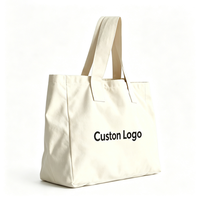 Sac fourre-tout en coton pur, micro-tissé, réutilisable, compact, résistant à l'usure, durable, pour les vacances, les trajets quotidiens et le transport quotidien