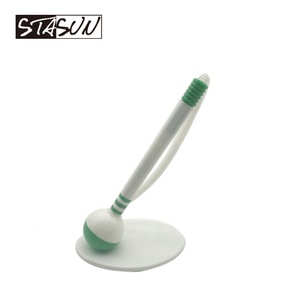 Penna di Sicurezza STASUN con Cavo a Spirale Antifurto e Base Ovale per Banche, Uffici, Reception e Banconi - Product Image 3