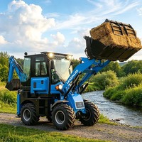 Chargeuse-pelleteuse intégrée LW45-16, poids opérationnel 5200 kg, profondeur de fouille 3400 mm, pour la rénovation des terres agricoles – Approvisionnement direct usine