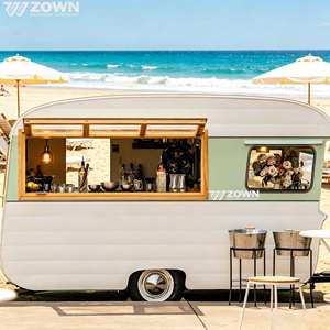 Remolque de Comida Móvil Eléctrico de Lujo, Personalizable, con Equipamiento de Cocina Completo, de la Fábrica ZOWN, para Uso en Exteriores - Product Image 1