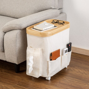 Boîte de rangement multifonctionnelle pour jouets et collations Panier de rangement portable pour serviettes en papier pour la chambre <span class=keywords><strong>à</strong></span> coucher - Product Image 2