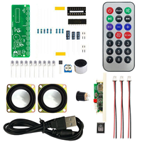 Kit Solder DIY Speaker, Amplifier Dua Kanal dengan Layar Spektrum LED, Modul Praktik Pembelajaran Elektronik