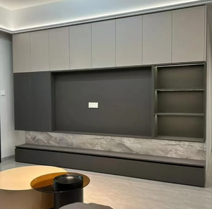 Mueble de TV de montaje en pared Mueble de TV alto moderno - Product Image 6