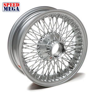Jantes en alliage forgé sur mesure 17-26 pouces 72 rayons à lacets inversés finition brillante chrome pour voitures américaines classiques et builds personnalisées - Product Image 3