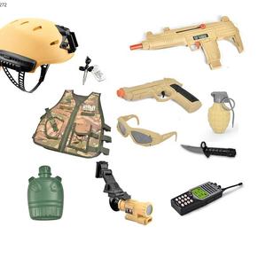 Ensemble <span class=keywords><strong>de</strong></span> jouets militaires pour enfants, jeu <span class=keywords><strong>de</strong></span> rôle éducatif amusant, veste militaire, pistolet jouet, ensemble <span class=keywords><strong>de</strong></span> pistolets <span class=keywords><strong>de</strong></span> police - Product Image 4