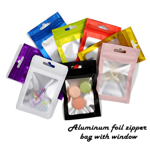 Bolsa de Aluminio con Cierre Hermético de Tres Lados, Personalizable y Colorida, a Prueba de Olores, de Grado Alimenticio, para Chicle y Gelatina, con Acabado Plateado Brillante - Product Image 3