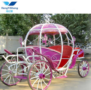 รถเข็นจัดแสดงนิทรรศการเหล็กไฟฟ้าสำหรับงานแต่งงานและอีเวนต์รถเข็นแสดงม้าซินเดอเรลล่าสีสันสดใสสำหรับเทศกาลคริสต์มาส - Product Image 2
