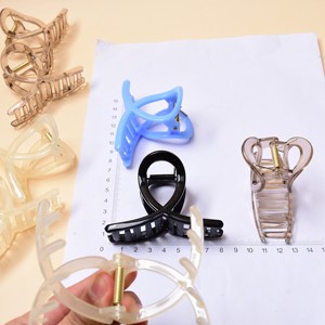 Women's Unique 8cm Acrylic Shark <strong>Design</strong> Hair Claw Clips Customizable Simple Sweet Decorative Hair Accessories <strong>Made</strong> <strong>Acetate</strong> - Product Image 4