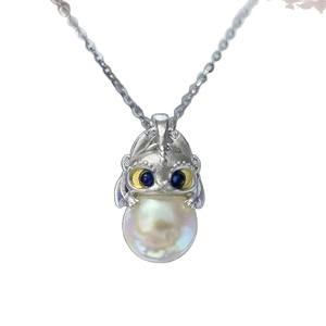 Accesorios de Perlas DIY, Colgante de Plata S925 con Cuentas Redondas de 10-12 mm, 31323, Base Vacía para Colgante de Collar sin Dientes - Product Image 5