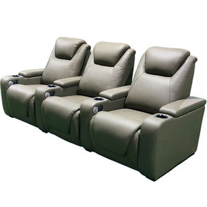 Индивидуальные современные сиденья для домашнего театра из натуральной кожи, Электрическое Кресло, кресло для кинотеатра, стулья со светодиодной подсветкой для медиа-зала - Product Image 3