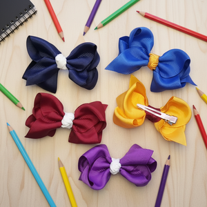 Fiocchi <span class=keywords><strong>per</strong></span> <span class=keywords><strong>Capelli</strong></span> Personalizzati da 3 Pollici <span class=keywords><strong>per</strong></span> Bambine, Piccoli Fiocchi ABC con Nastro, Fermagli <span class=keywords><strong>per</strong></span> <span class=keywords><strong>Capelli</strong></span> <span class=keywords><strong>per</strong></span> Bambini, Accessori <span class=keywords><strong>per</strong></span> <span class=keywords><strong>Capelli</strong></span> - Product Image 2