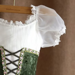 Traje de Ballet Tutú para Actuación, para Adultas y Niñas, Estilo Giselle, Vestido con Falda Abultada de Poliéster - Product Image 2