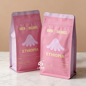 Bolsa Doypack Personalizada de Alta Calidad para Café en Grano o Molido con Válvula, Impresión Digital, Suministro Directo de Fábrica - Product Image 1