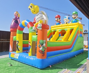 Cho Super Mario anh em Inflatable lâu đài bouncy với <span class=keywords><strong>Slide</strong></span> MOONWALK lâu đài Combo nhảy <span class=keywords><strong>Trampoline</strong></span> cho trẻ em - Product Image 2