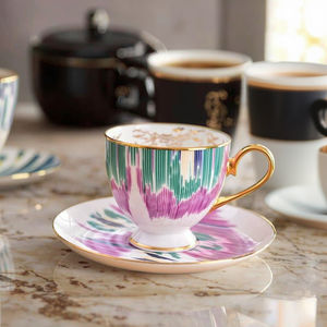 Juegos de té de cerámica de lujo al por mayor, juego de tazas de café de porcelana, juegos de té de porcelana con caja de regalo - Product Image 1