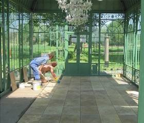 <span class=keywords><strong>Gazebo</strong></span> de <span class=keywords><strong>Metal</strong></span> Vintage Personalizado para Jardín Exterior, Invernadero Grande de Hierro Forjado en Venta - Product Image 5