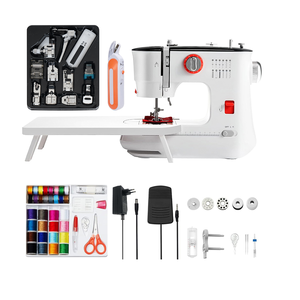 Máquina <span class=keywords><strong>de</strong></span> <span class=keywords><strong>Coser</strong></span> 519 en Stock en <span class=keywords><strong>la</strong></span> UE, 12 Puntadas, Mini Máquina <span class=keywords><strong>de</strong></span> <span class=keywords><strong>Coser</strong></span> Eléctrica <span class=keywords><strong>de</strong></span> Doble Hilo con Mesa <span class=keywords><strong>de</strong></span> Extensión para Uso Doméstico - Product Image 1