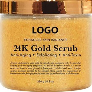 100ml Cosmetics Factory OEM Best 24K Gold Face Exfoliating <span class=keywords><strong>Anti</strong></span> Aging Body Scrub - Product Image 2