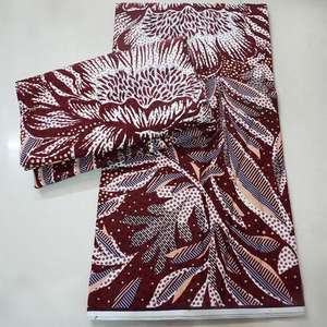 100% 면 코마사 슈퍼 홀란다이즈 왁스 바틱 패턴 직조 위프트 니트 142gsm 난연성 홈 텍스타일 의류 드레스 - Product Image 4