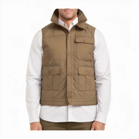 Chaleco de lona ropa de trabajo chaleco pesca caza Chaleco de hombre