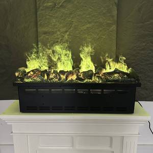 Cheminée à vapeur d'eau de 63 pouces, flamme LED 3D, haute qualité, personnalisable, murale, linéaire, pour la décoration de la maison, de l'hôtel, de la villa, ou de projets de décoration - Product Image 1