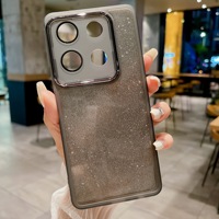 Étui de téléphone portable en TPU souple avec paillettes pour Motorola Edge 60 Stylus 50 Fusion G86 G56 G85, coque de téléphone antichoc