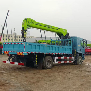 משאית מנוף 5 עד 16 טון משאית רכוב מנוף טלסקופי בום הידראולי בשימוש מנופים משאית - Product Image 4