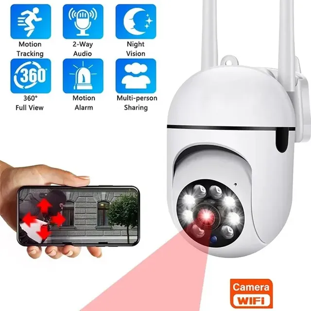 A7 IP Camera Smart Outdoor Home Security WIFI Surveillance Color Night Vision Wireless Indoor Camera