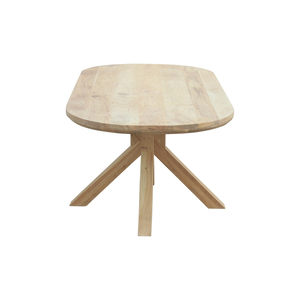 Mesa de Comedor de Madera de Mango Sólida Hecha a Mano, Muebles de Madera Dura de Primera Calidad para Comedor, Acabado Natural Duradero - Product Image 3