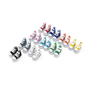 SongshanToys vente en gros mode personnalisée BJD 3.5cm Mini toile baskets chaussures elfe poupée chaussures - Product Image 5