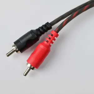 Amplificador de alta qualidade para carro, cabo de áudio rca, áudio/cabo de vídeo, carro, cabo de áudio