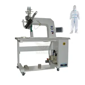 Ce aprobado PLC contral cinta de costura impermeable máquina de coser máquina de sellado de costura de aire caliente