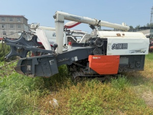 ใช้ภาษาญี่ปุ่นสำหรับ758Q คูโบต้าเครื่องเก็บเกี่ยวแบบรวมเครื่องเก็บเกี่ยวแบบเก็บเกี่ยวสำหรับข้าวกระเทียมข้าวโพดในฟาร์มด้วยกระปุกเกียร์เครื่องยนต์ที่เชื่อถือได้ - Product Image 5