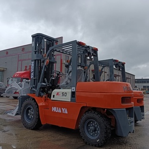 Fabricantes chinos de carretillas elevadoras diesel EPA de alta calidad 5 toneladas 4wd terreno áspero 4x4 con abrazadera de rollo de papel - Product Image 5