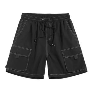 Meilleure qualité Logo personnalisé Design High Street Écologique Casual Wear Canvas Shorts Solid Streetwear Outdoor Fashion Gym - Product Image 1