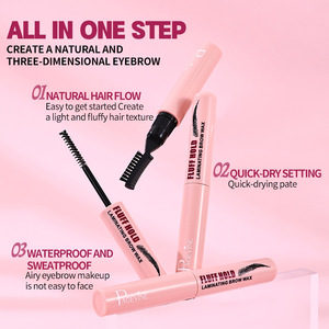 Gel coiffant pour <span class=keywords><strong>sourcils</strong></span> végétalien à double tête, au design unique de tête de brosse, enrichi en minéraux, effet sculptant et fixateur, crème de modelage pour <span class=keywords><strong>sourcils</strong></span> - Product Image 3