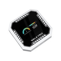 Valkyre B360 1200/1700/AM5 Processeurs Dissipateur thermique de refroidissement par eau avec ventilateur PC RGB 360mm Color Box Modern Black White PC Computer Case
