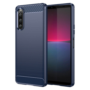 Housse de protection antidérapante pour <span class=keywords><strong>Sony</strong></span> <span class=keywords><strong>Xperia</strong></span> 10VII/5V/1VI/XZ1/XZ2/ACE2 <span class=keywords><strong>coque</strong></span> de téléphone robuste brossée à dissipation thermique en fibre de carbone - Product Image 3