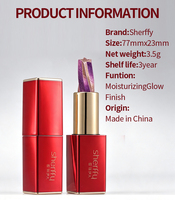 Bâton de maquillage scintillant pour les lèvres Glow Star, végan, hydratant, longue tenue, non-transférable, 3,5 g, rose brunâtre ombré
