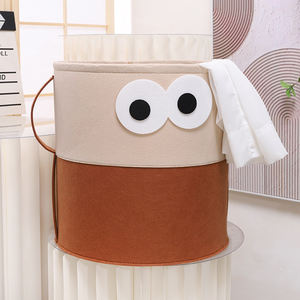 Panier <span class=keywords><strong>de</strong></span> rangement pliable en feutre écologique, grande capacité, épaissi, pour la maison et le salon (vente en gros) - Product Image 5