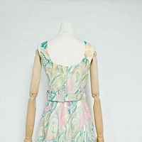 Robe florale gothique A12306 pour femme - Style européen et américain, col en V, bretelles fendues, style Spicy Girl, en velours côtelé