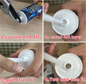 300ml tek bileşenli siyah poliüretan dolgu macunu, hızlı sertleşen poliüretan otomotiv cam dolgu macunu - Product Image 2