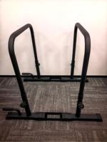 Barre de traction et de dips portable en acier durable, réglable en hauteur, avec verrou de sécurité, équipement de fitness intérieur/extérieur pour la calisthénie et le yoga