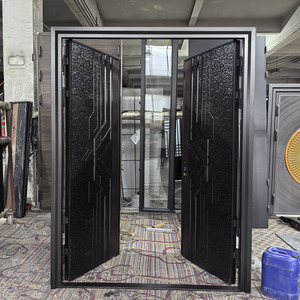 <span class=keywords><strong>Porte</strong></span> moderne antivol avec zone transparente visible, texture double <span class=keywords><strong>porte</strong></span> améliorant les performances de sécurité et de protection - Product Image 1