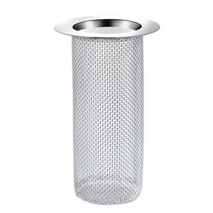 Stainless steel drain screen for bathrooms and toilets, preventing hair and clogging, and filtering <b>sink</b> drain <b>plugs</b>. - Product Image 2