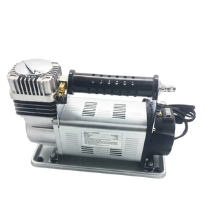 เครื่องอัดอากาศแบบพกพา Weitech Heavy Duty กระบอกสูบเดี่ยว อลูมิเนียมอัลลอยด์ 12V DC สำหรับเติมลมยางรถยนต์ขนาดเล็กและมอเตอร์ไซค์อย่างรวดเร็ว - Product Image 1