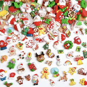 100 Uds. Figuras <span class=keywords><strong>de</strong></span> Dibujos Animados <span class=keywords><strong>de</strong></span> Navidad 2026, Lindos Muñecos <span class=keywords><strong>de</strong></span> <span class=keywords><strong>Nieve</strong></span> con Gorro Navideño, Resina DIY, Marca Qijun, Fundición Artística - Product Image 2