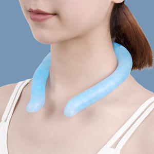 Envolturas de enfriamiento Cuello de anillo frío Anillo de hielo Envolturas de enfriador de cuello anticalor Enfriadores de cuello reutilizables para deportes al aire libre y alivio rápido - Product Image 5